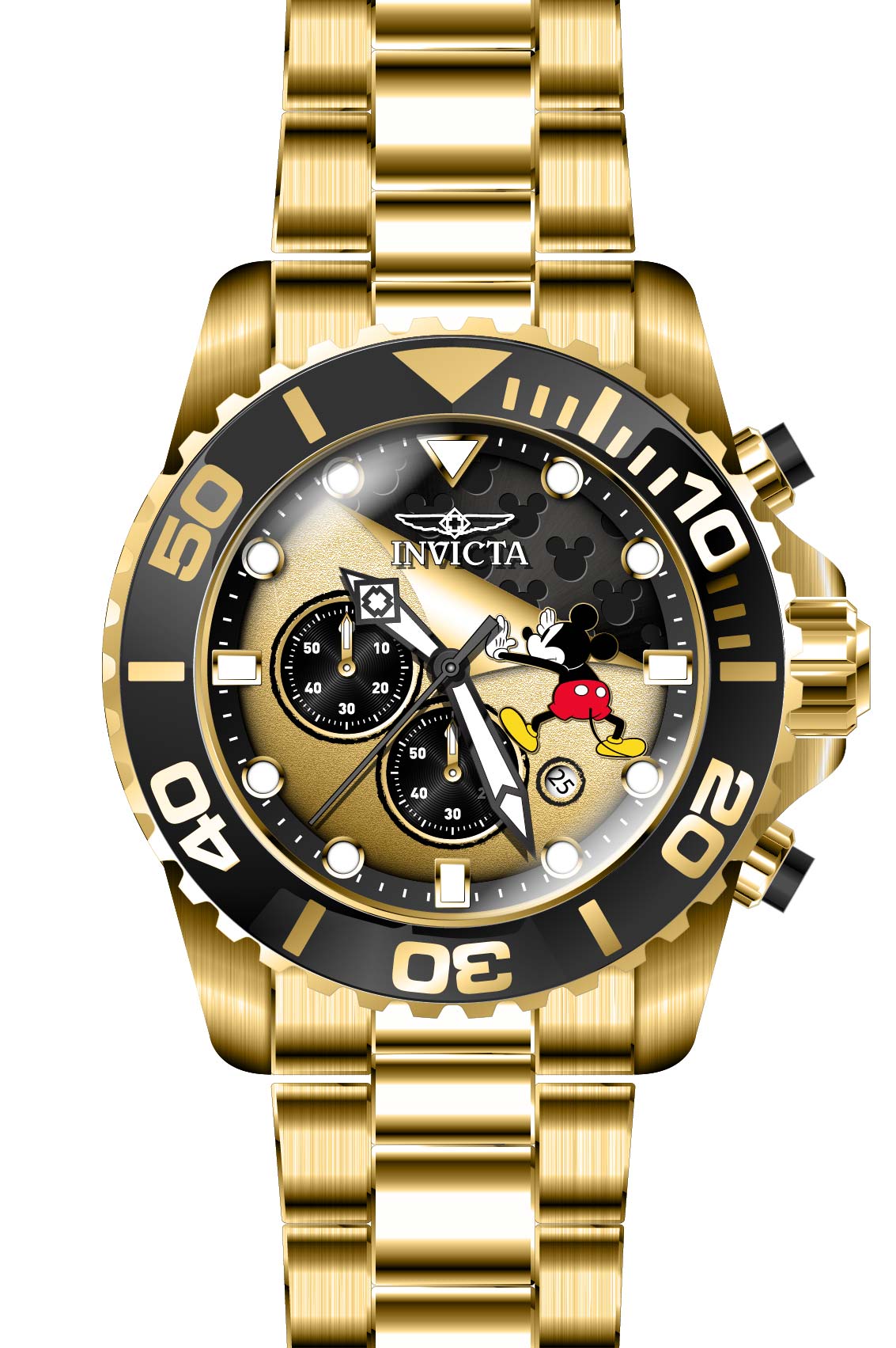 Band for Invicta Disney Limited Edition Mickey Mouse Men 32448