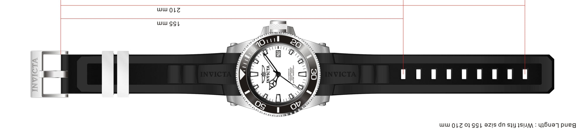 Band for Invicta Pro Diver 11215