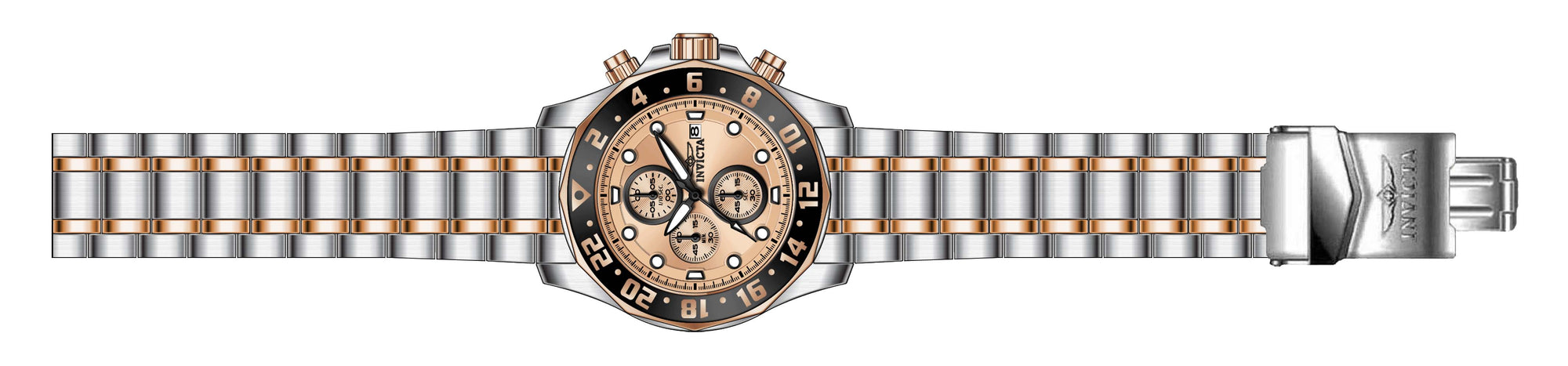 Band for Invicta Specialty 15941