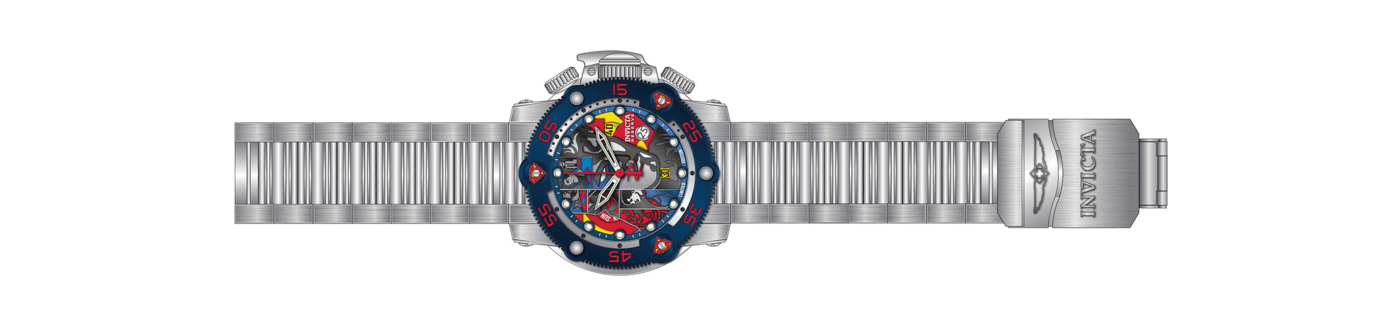 Band For Invicta DC Comics 33230
