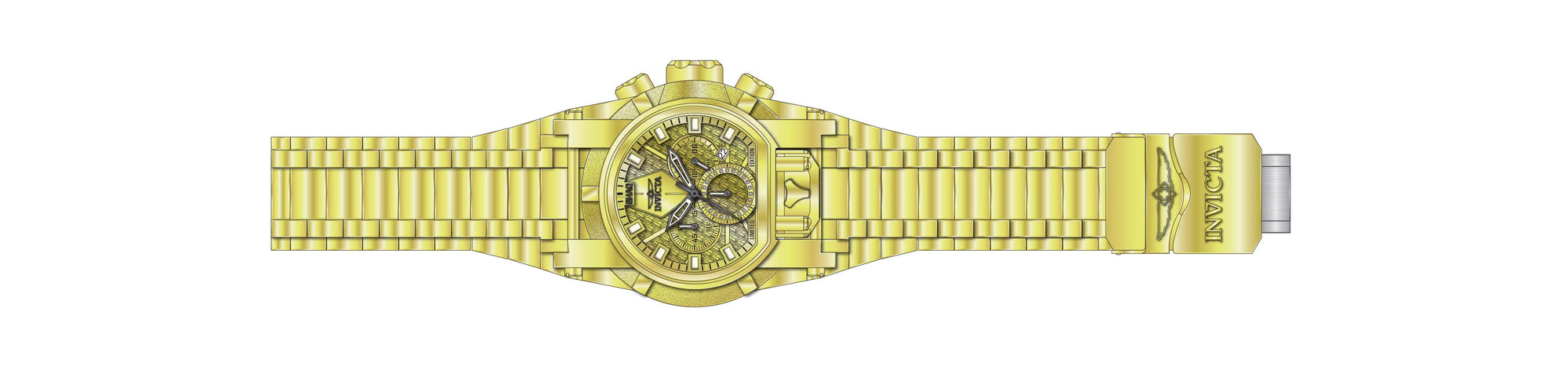 Band For Invicta SHAQ 34657