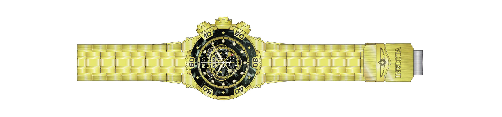 Band For Invicta Carbon Hawk 37267