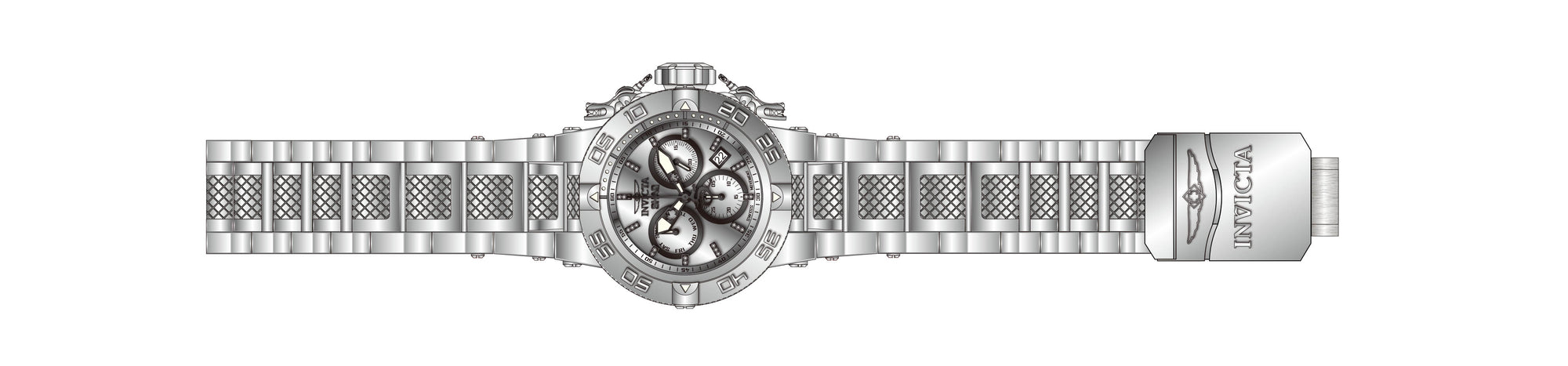 Band For Invicta SHAQ 37261