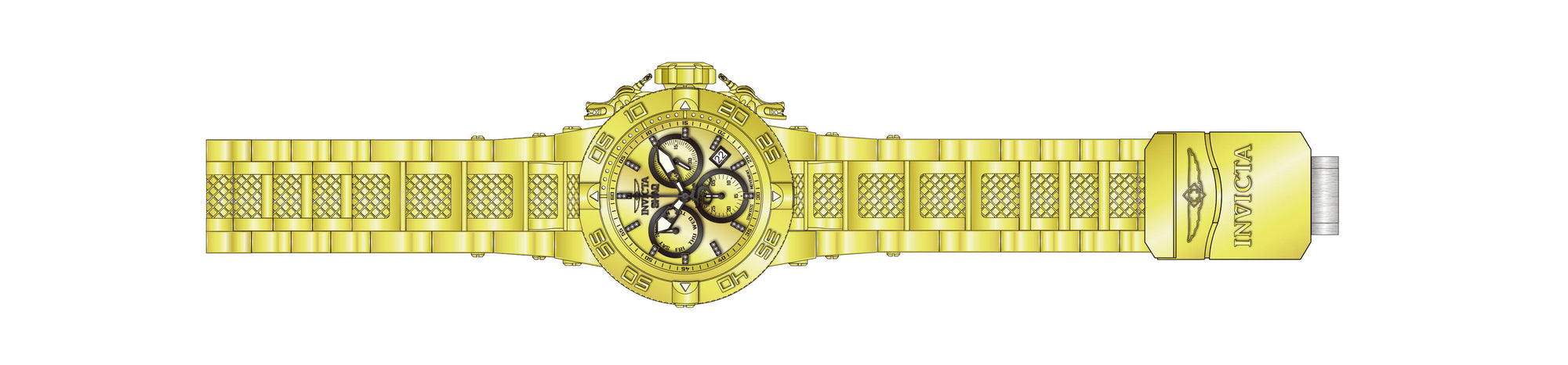 Band For Invicta SHAQ 37262