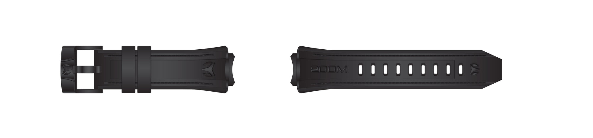 Band For Technomarine Black Reef TM-523010