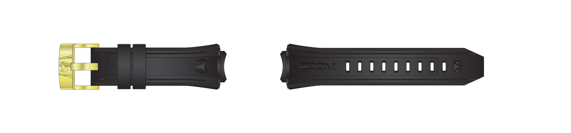 Band For Technomarine Black Reef TM-523012