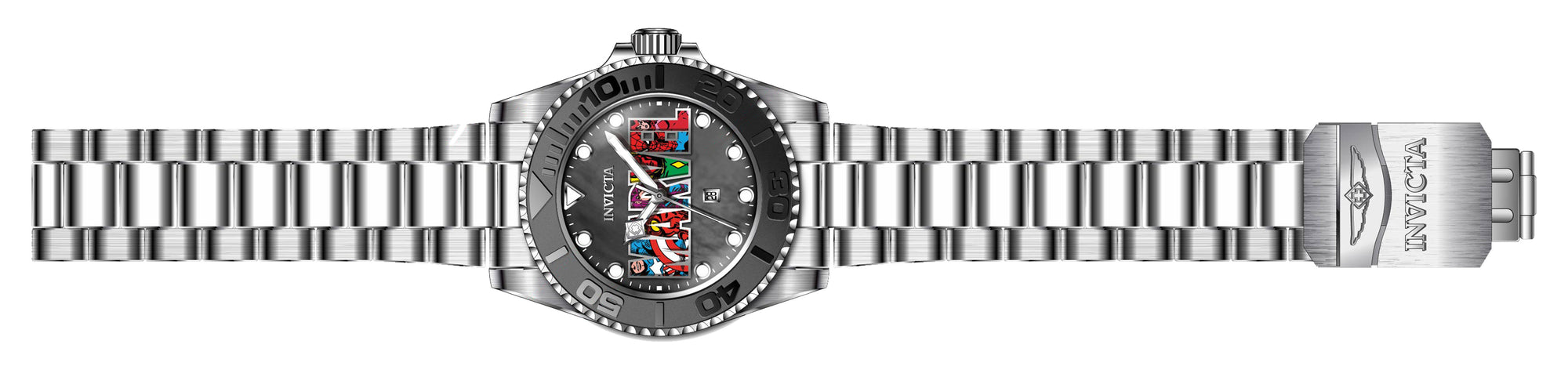 Band For Invicta Marvel 36413