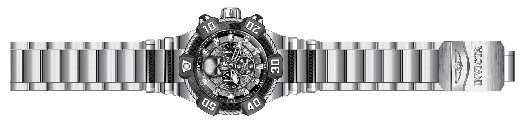 Band For Invicta Marvel 37685