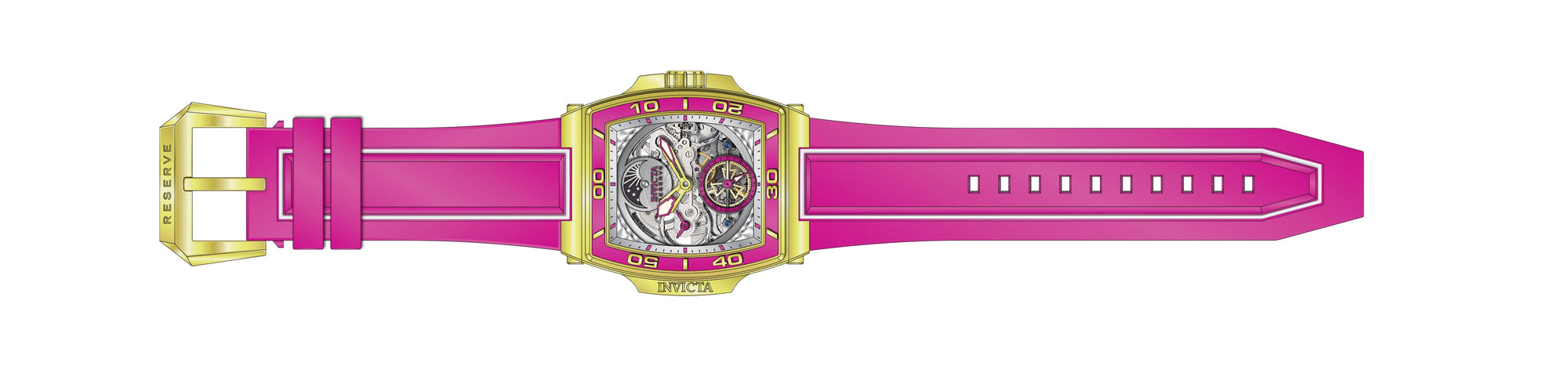 Band for Invicta S1 Rally Diablo Men 43412