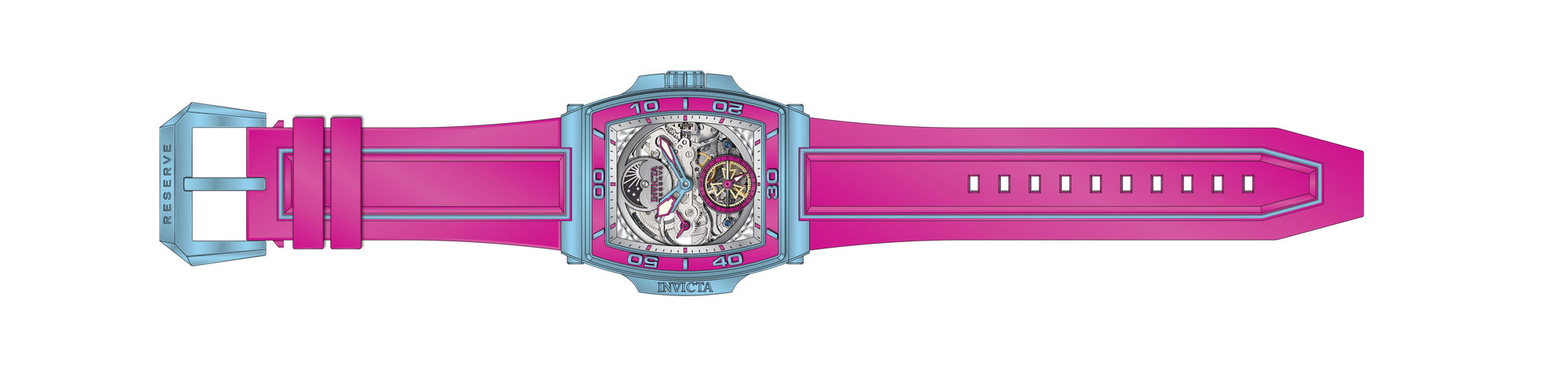 Band for Invicta S1 Rally Diablo Men 43417