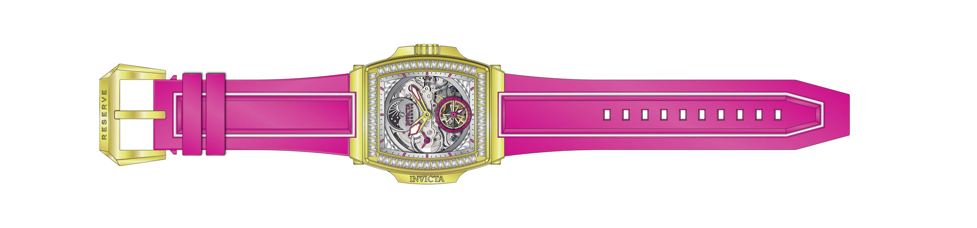 Band for Invicta S1 Rally Diablo Men 43429