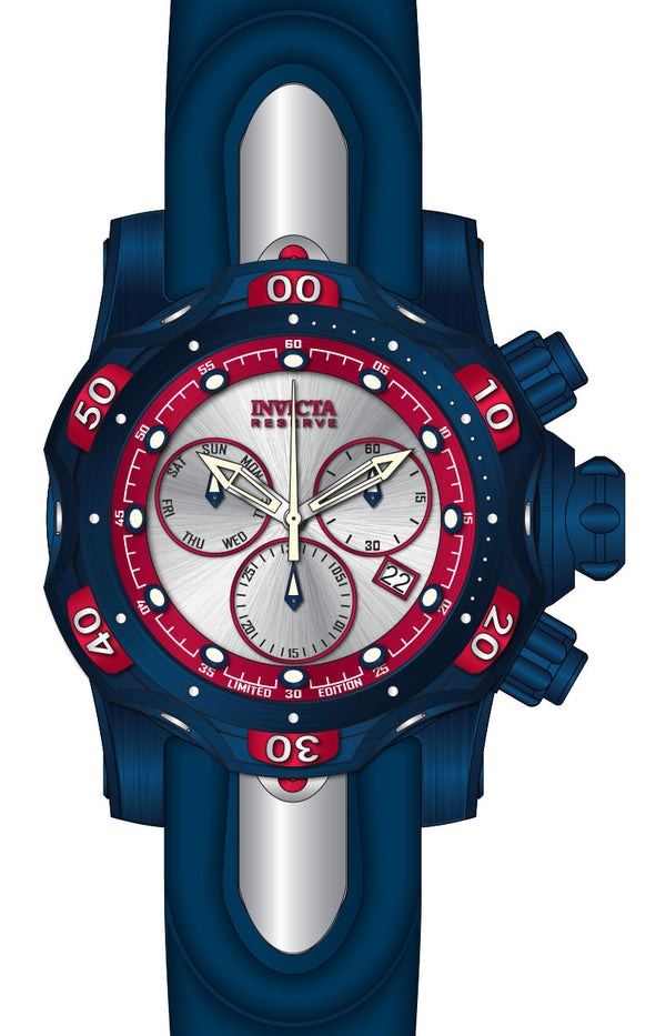 Band For Invicta MLB Atlanta Braves Men 46168 Invicta Watch Bands