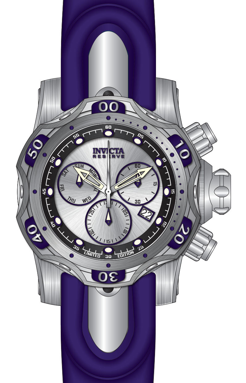 Band For Invicta Reserve Venom Men 46178