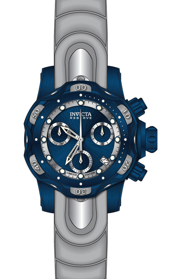 Band For Invicta Reserve Venom Lady 46202 - Invicta Watch Bands