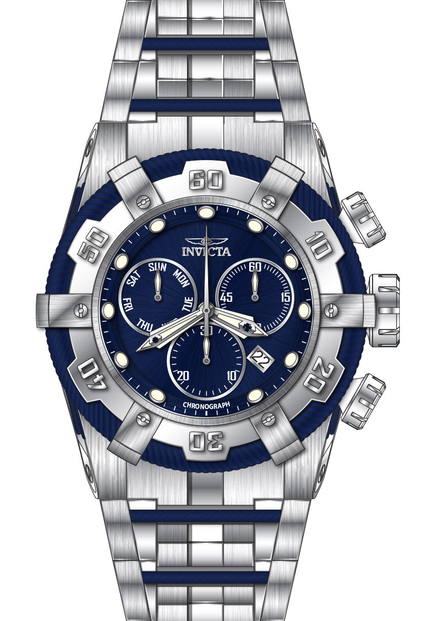 Band For Invicta Bolt  Men 46237