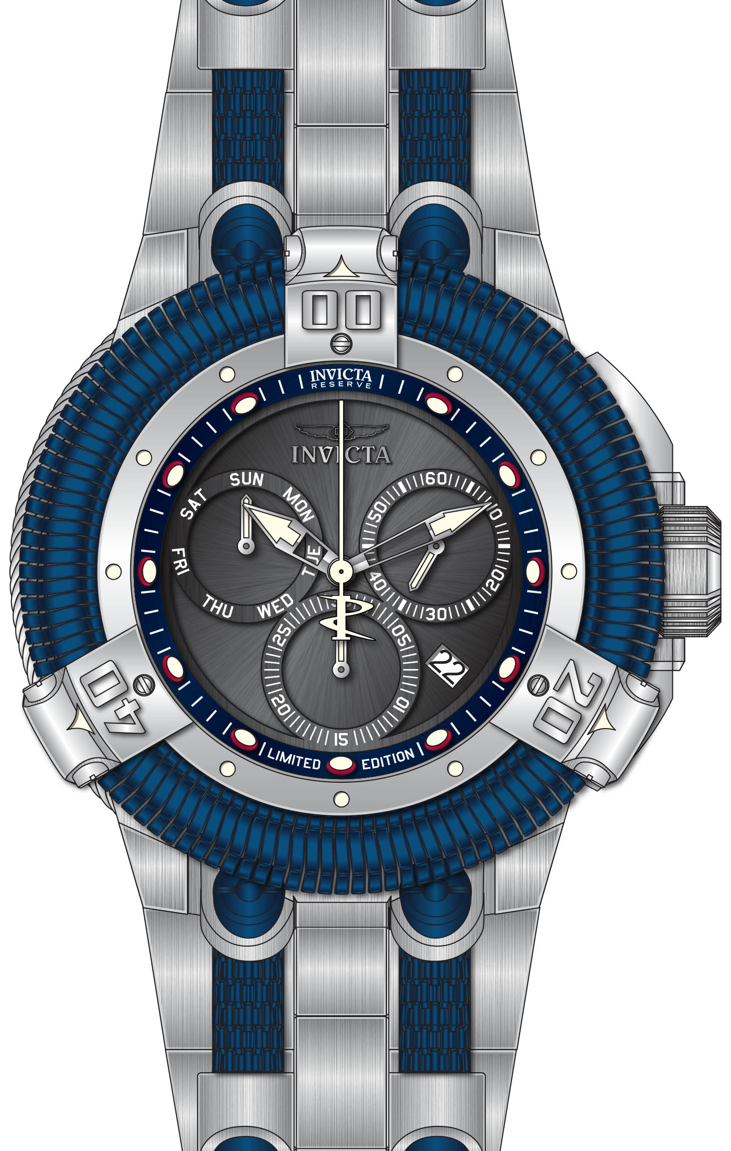 Parts For Invicta Reserve King Python Men 46247
