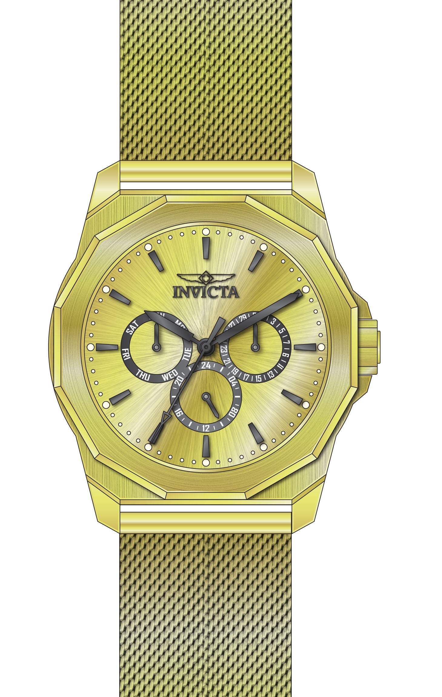 Band For Invicta Pro Diver  Unisex 46255
