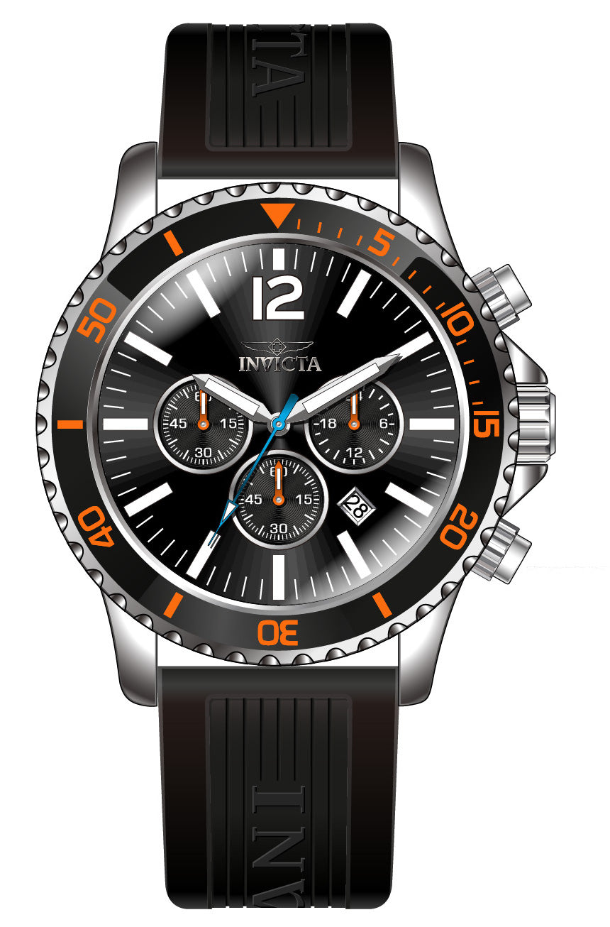 Band For Invicta Specialty  Men 46355