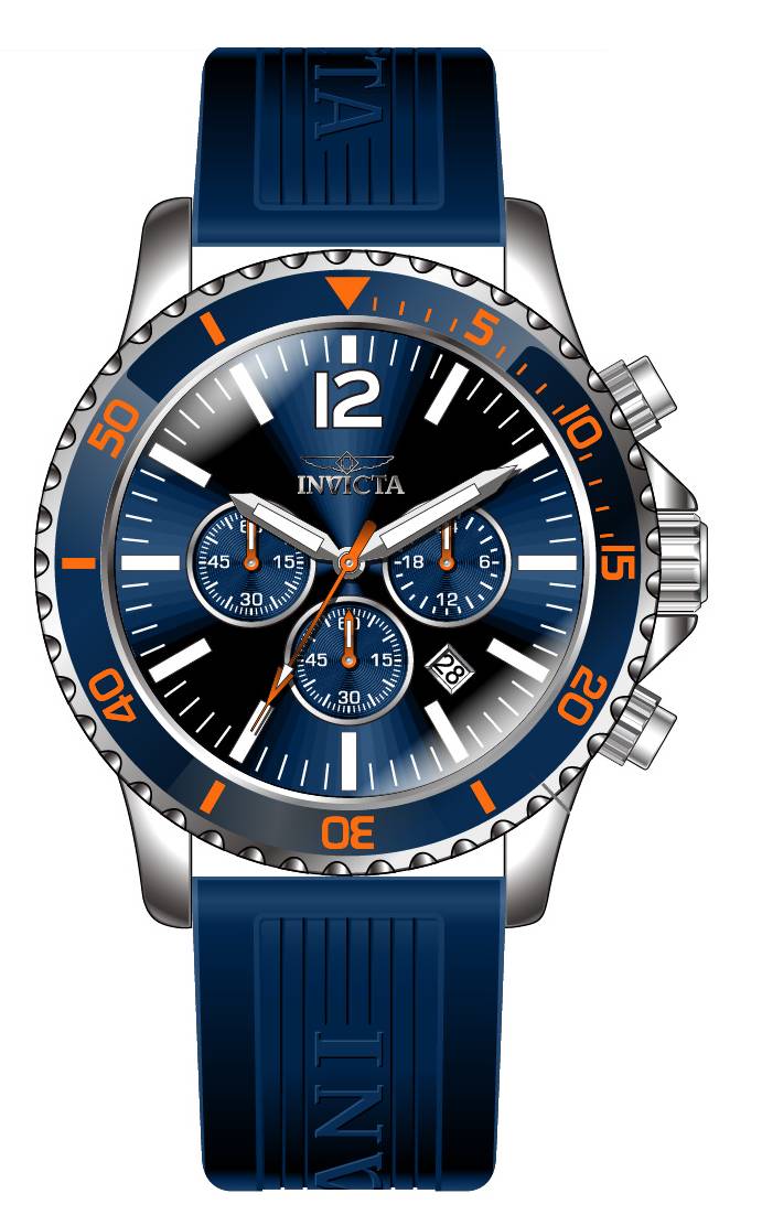 Band For Invicta Specialty  Men 46356