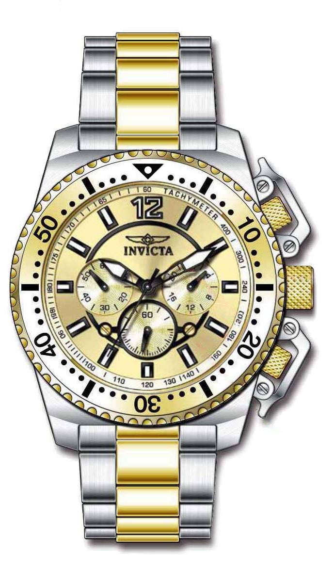 Band For Invicta Specialty  Men 46415
