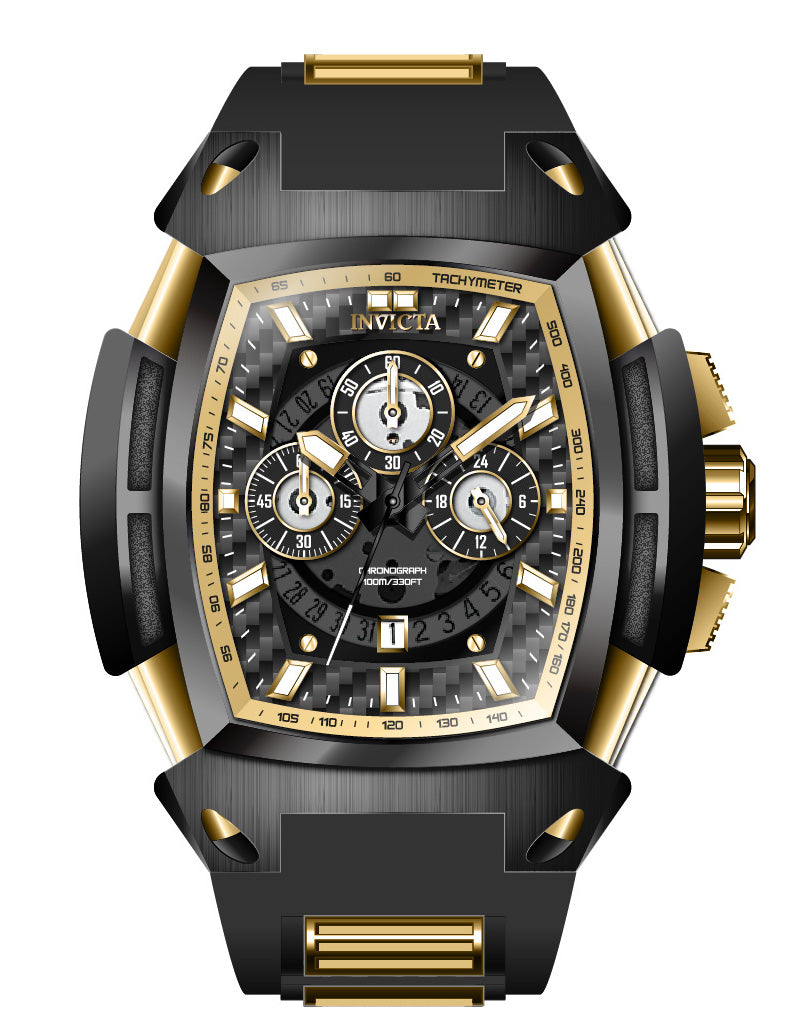 Band For Invicta S1 Rally  Men 46433