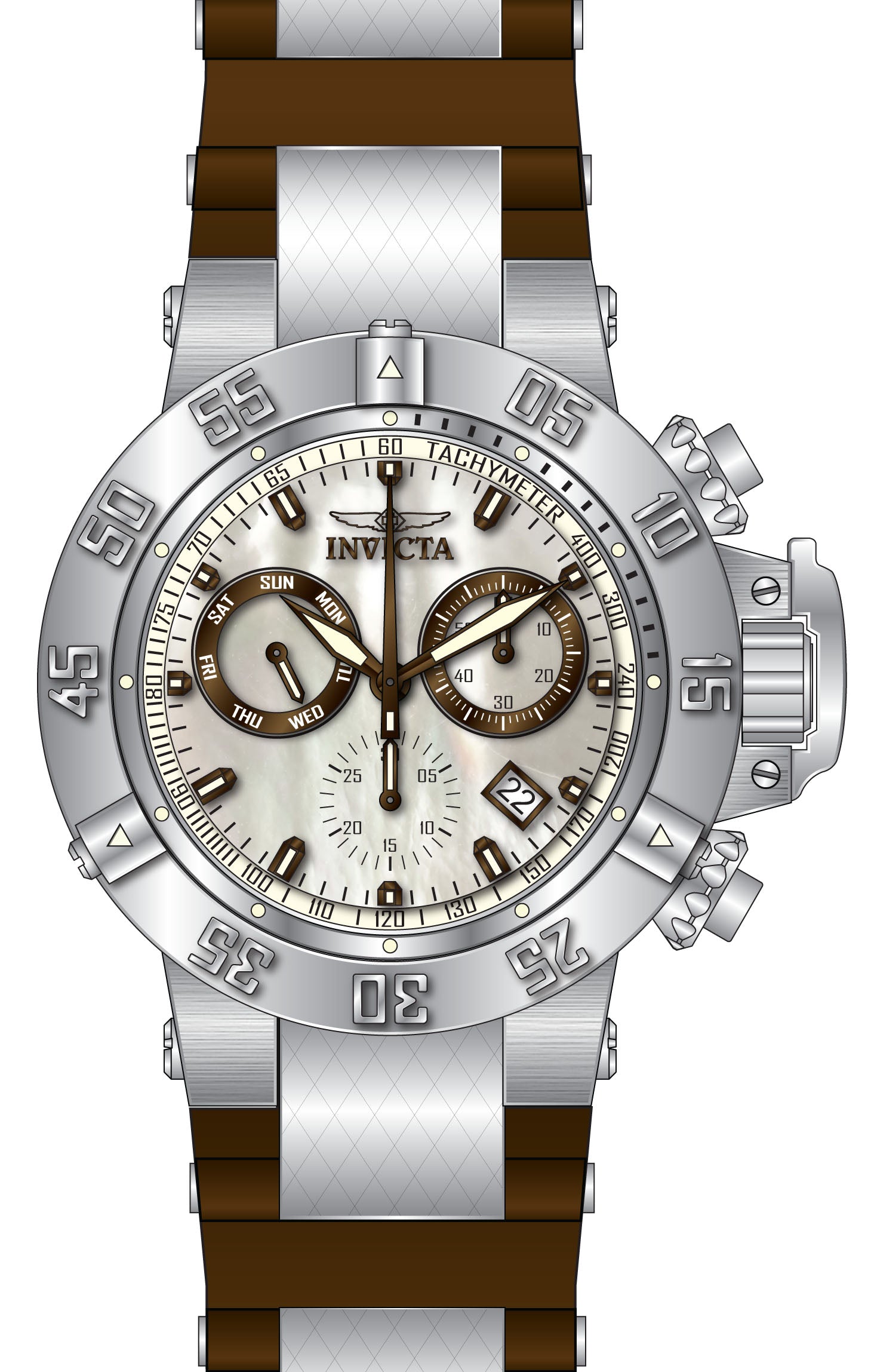 Band For Invicta Subaqua Noma III Men 46458