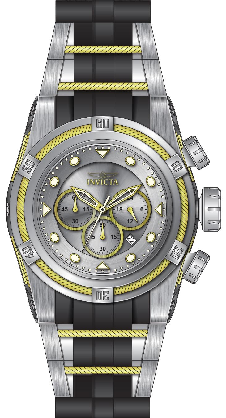 Band For Invicta Bolt Zeus Men 46467 - Invicta Watch Bands Band For Invicta Bolt Zeus Men 46467 - Invicta Watch Bands