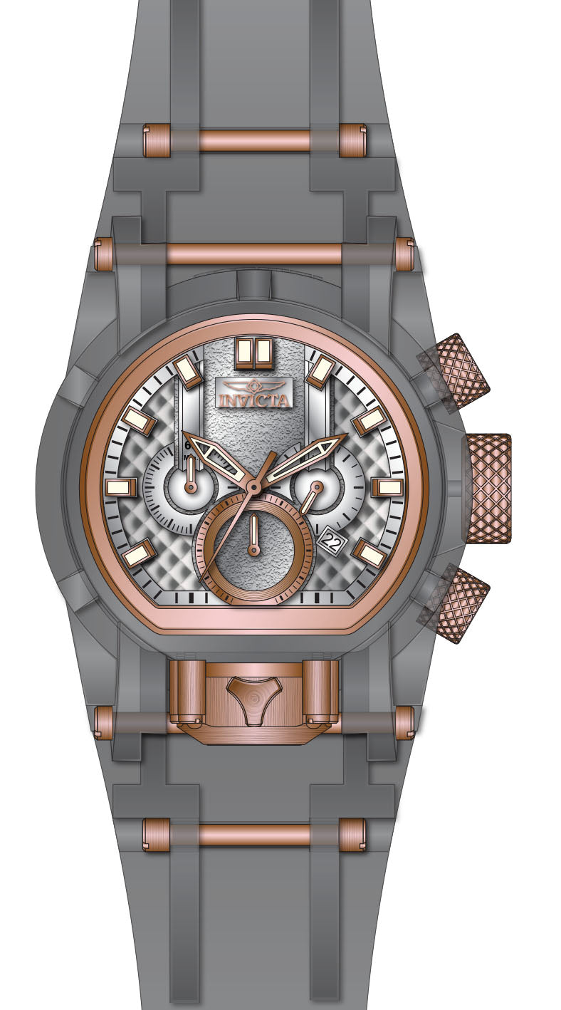 Band For Invicta Bolt Bolt Zeus Magnum Men 46474