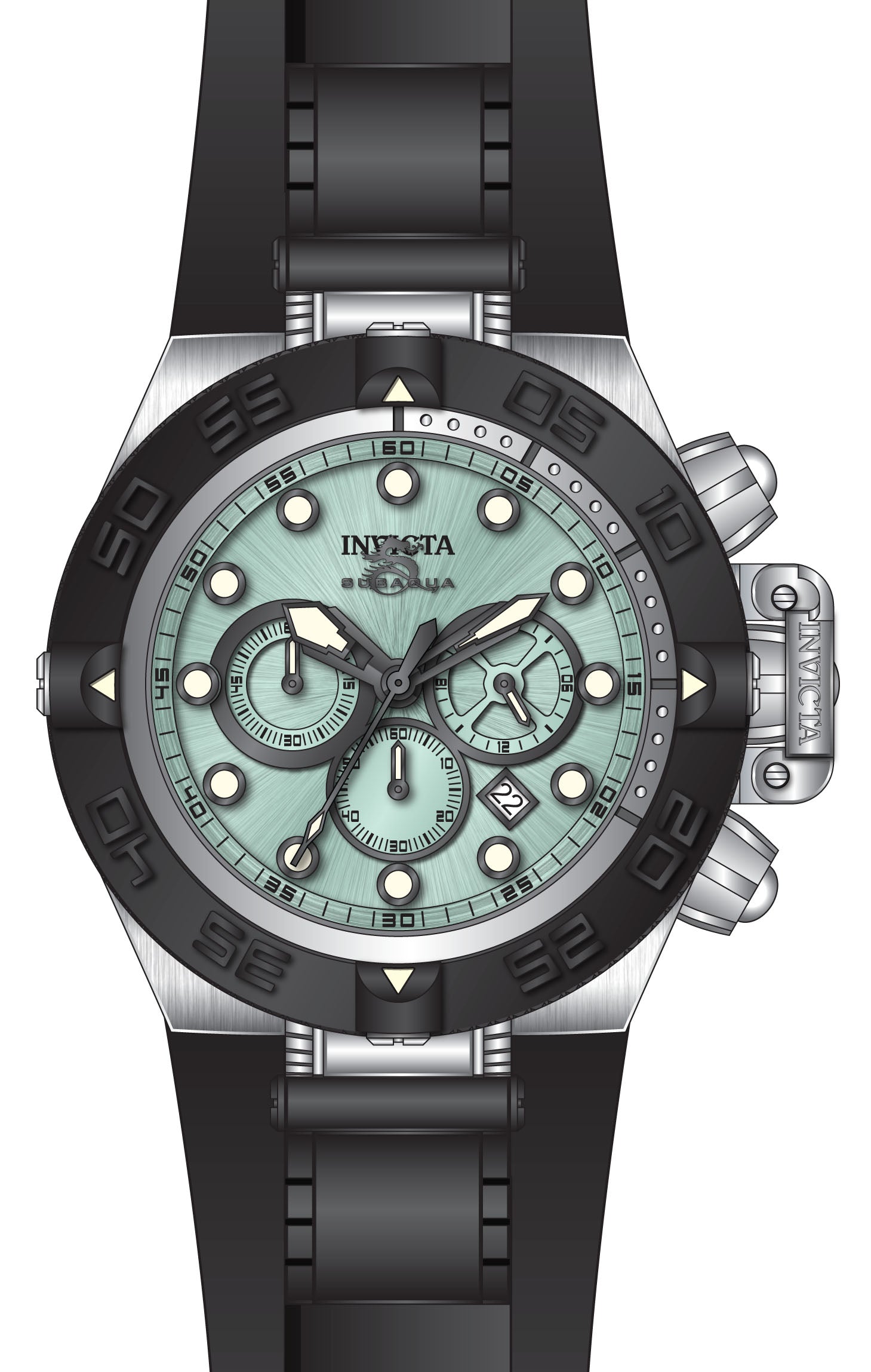 Band For Invicta Subaqua Noma IV Men 46483