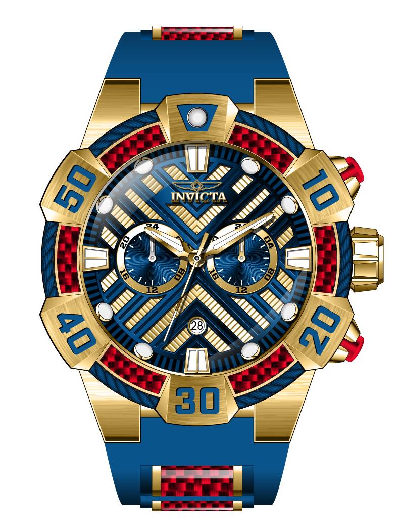 Band For Invicta Bolt  Men 46581