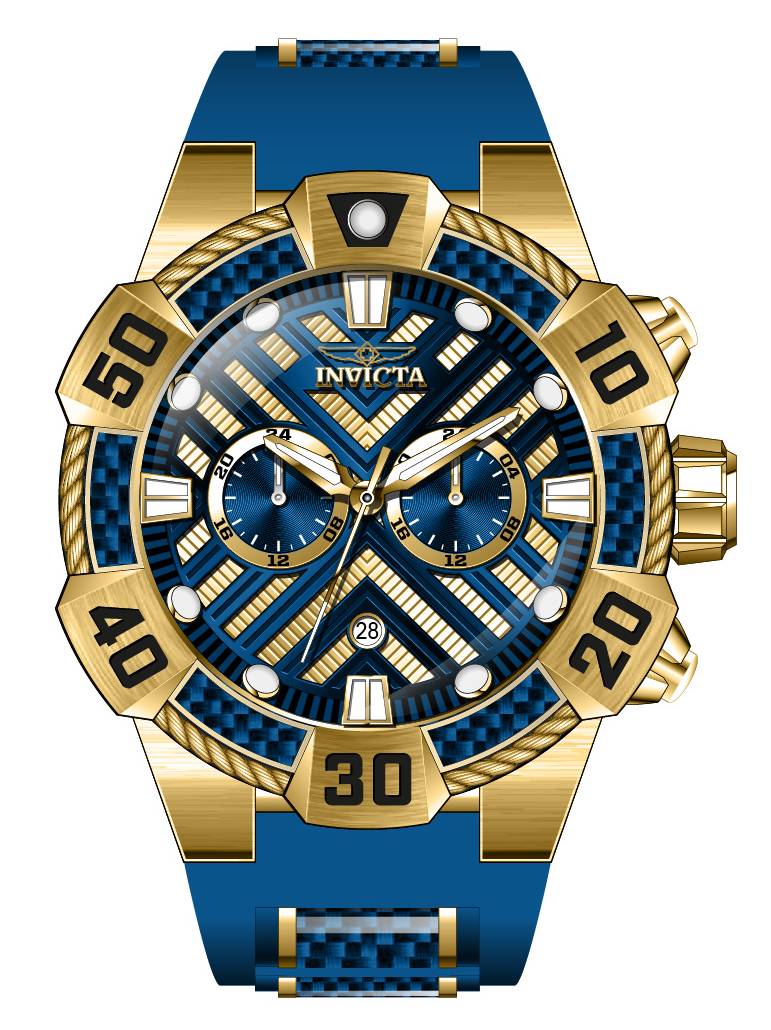 Band For Invicta Bolt  Men 46582