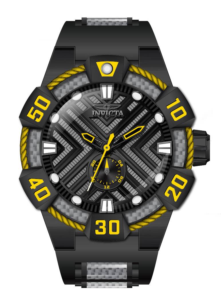 Band For Invicta Bolt  Men 46583