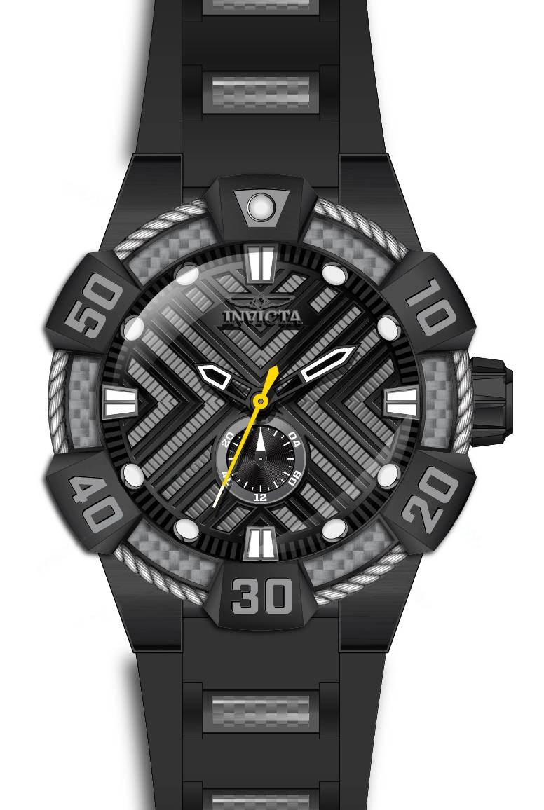 Band For Invicta Bolt  Men 46584