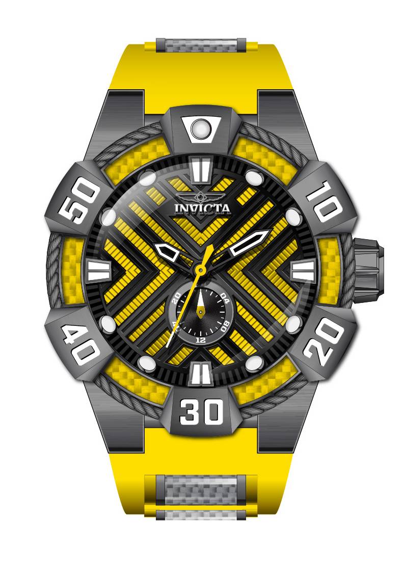 Band For Invicta Bolt  Men 46585