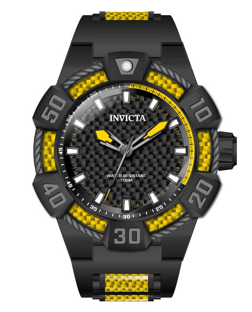 Band For Invicta Bolt  Men 46586