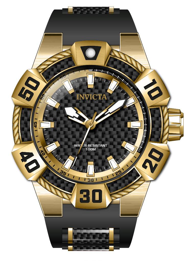 Band For Invicta Bolt  Men 46587