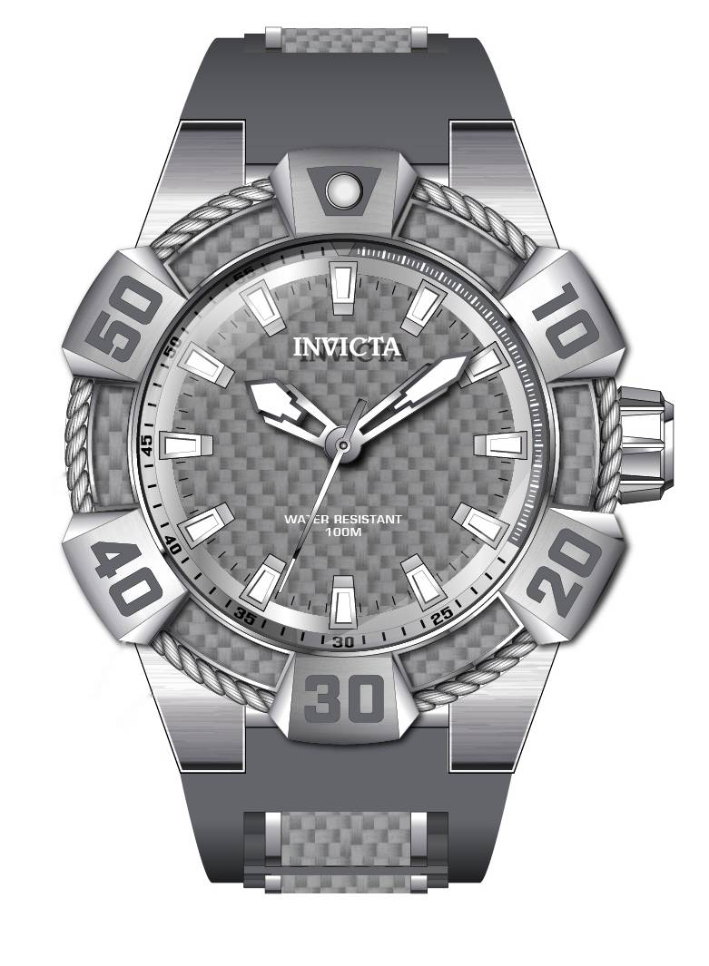 Band For Invicta Bolt  Men 46588