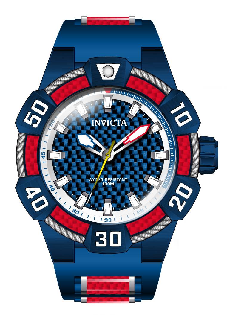 Band For Invicta Bolt  Men 46590