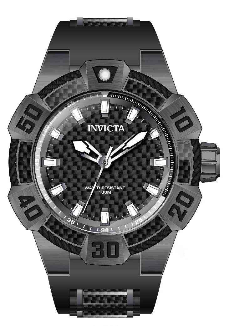 Band For Invicta Bolt  Men 46591
