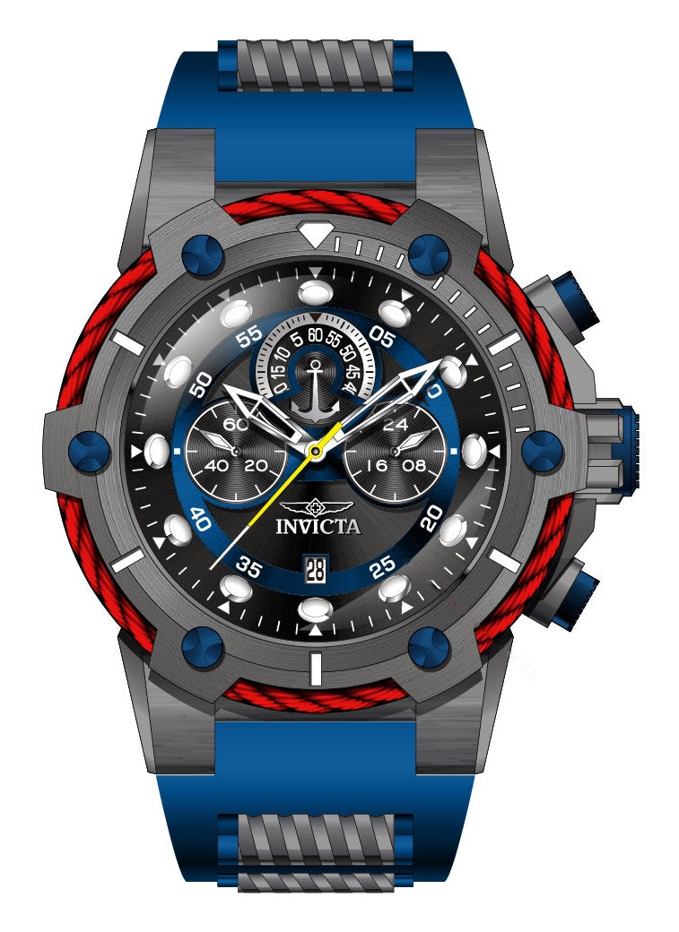 Band For Invicta Bolt  Men 46608