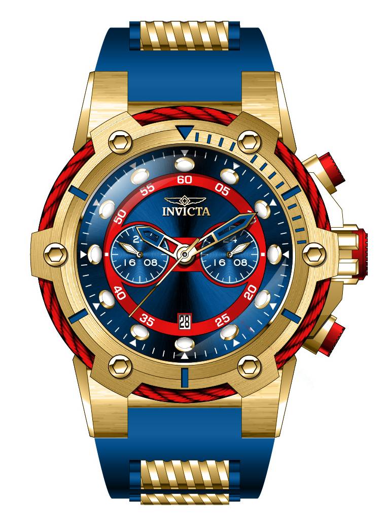 Band For Invicta Bolt  Men 46610
