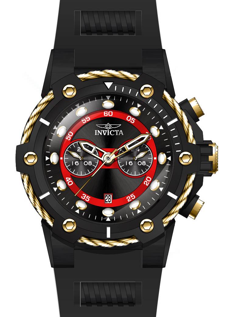 Band For Invicta Bolt  Men 46611