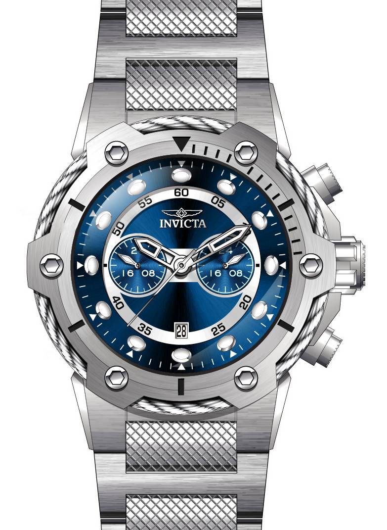 Band For Invicta Bolt  Men 46613