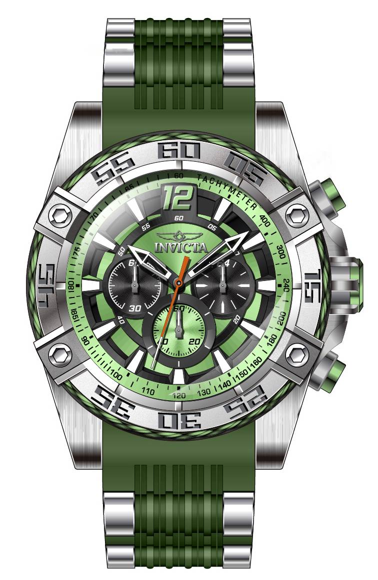 Band For Invicta Bolt  Men 46620