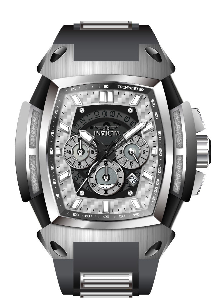 Band For Invicta S1 Rally  Men 46918