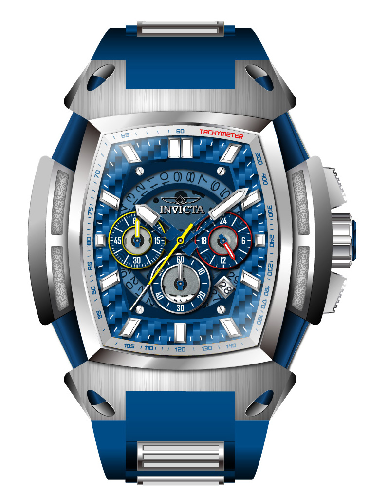 Band For Invicta S1 Rally  Men 46945