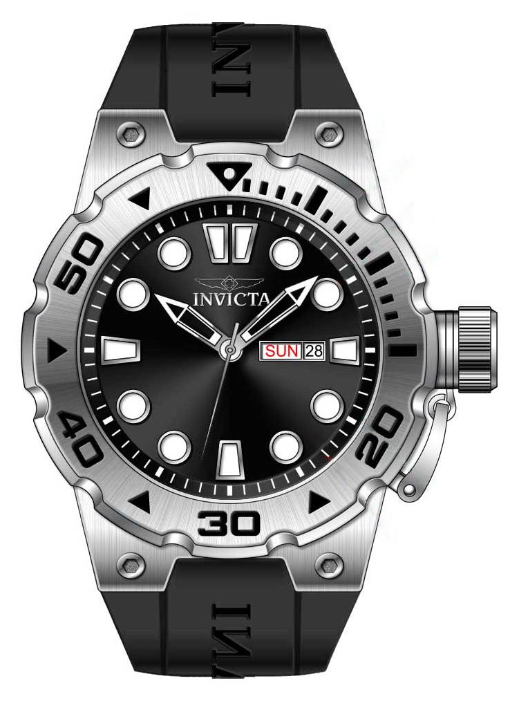 Band For Invicta Pro Diver  Men 47025