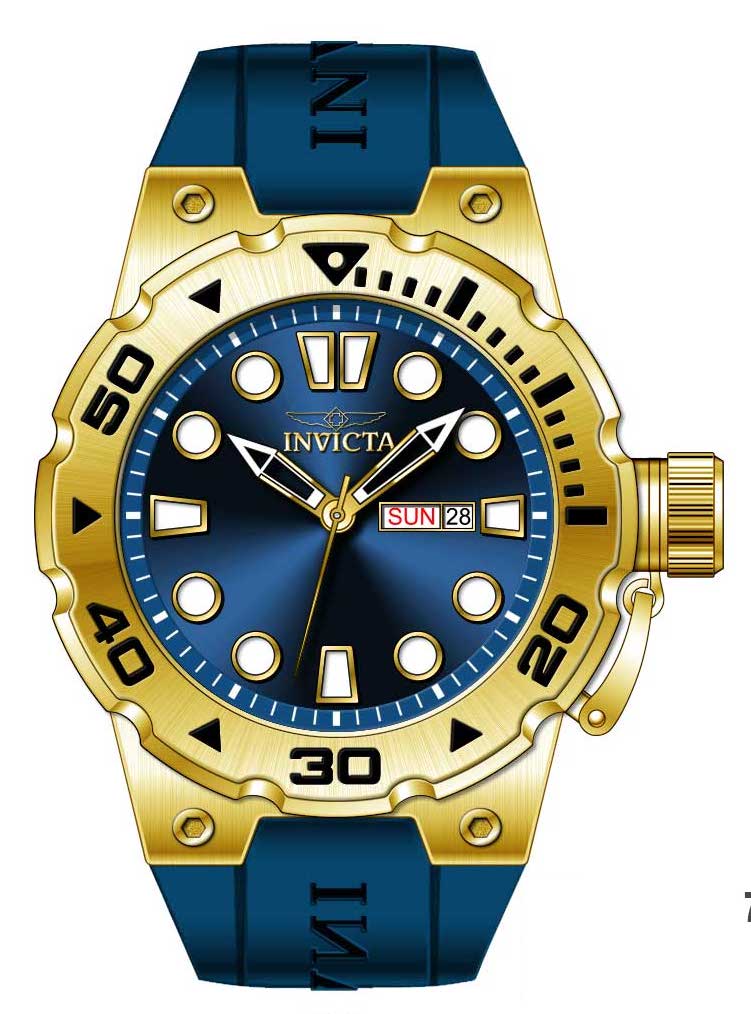Band For Invicta Pro Diver  Men 47026