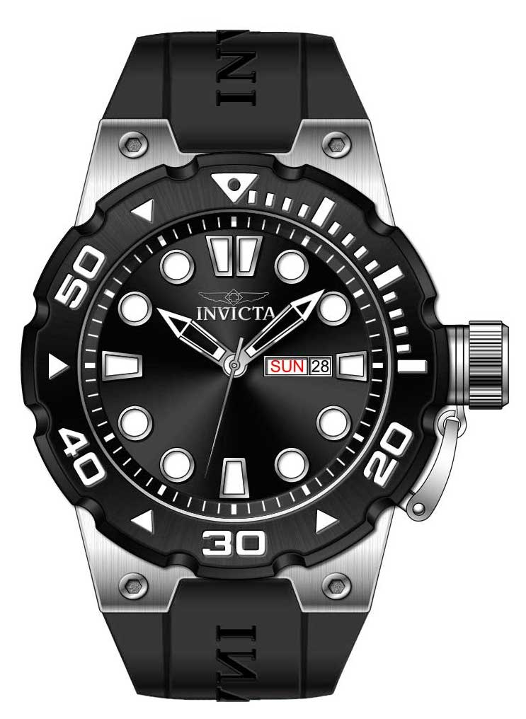 Band For Invicta Pro Diver  Men 47027