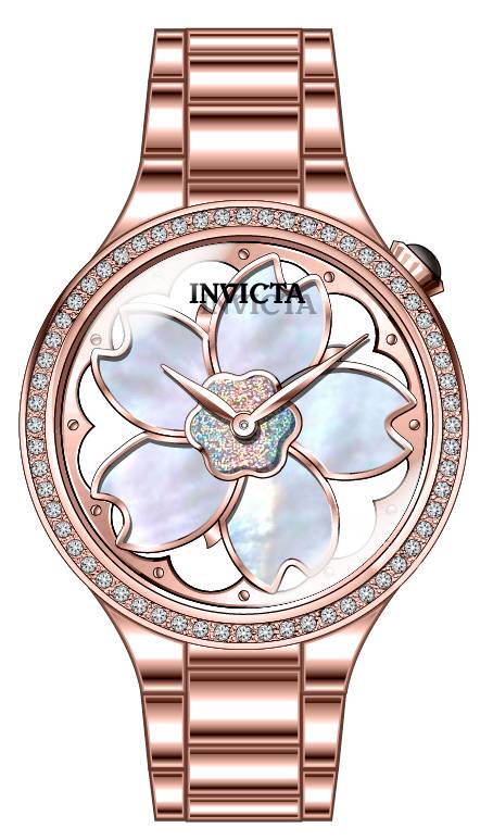 Band For Invicta Wildflower  Lady 47066